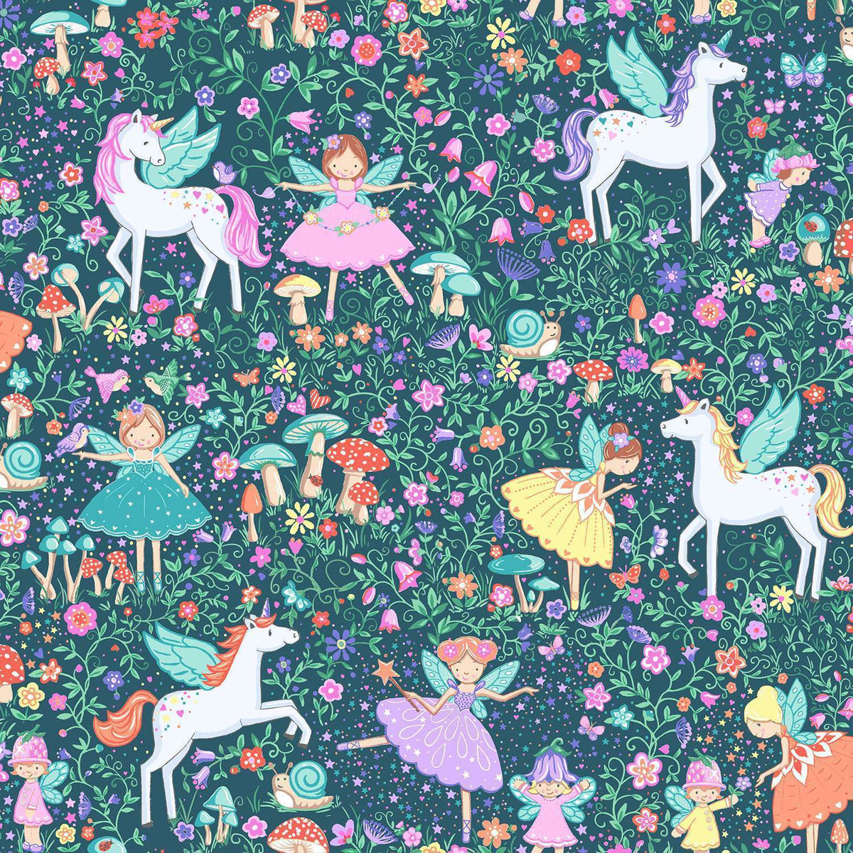 Fairy Dust Magic Garden Teal - 049 T