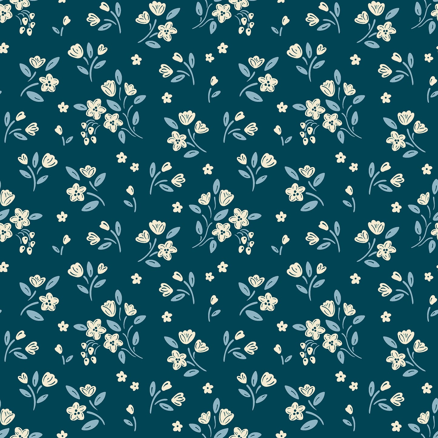 Cosy House Apple Blossom Midnight - 2 1252 B